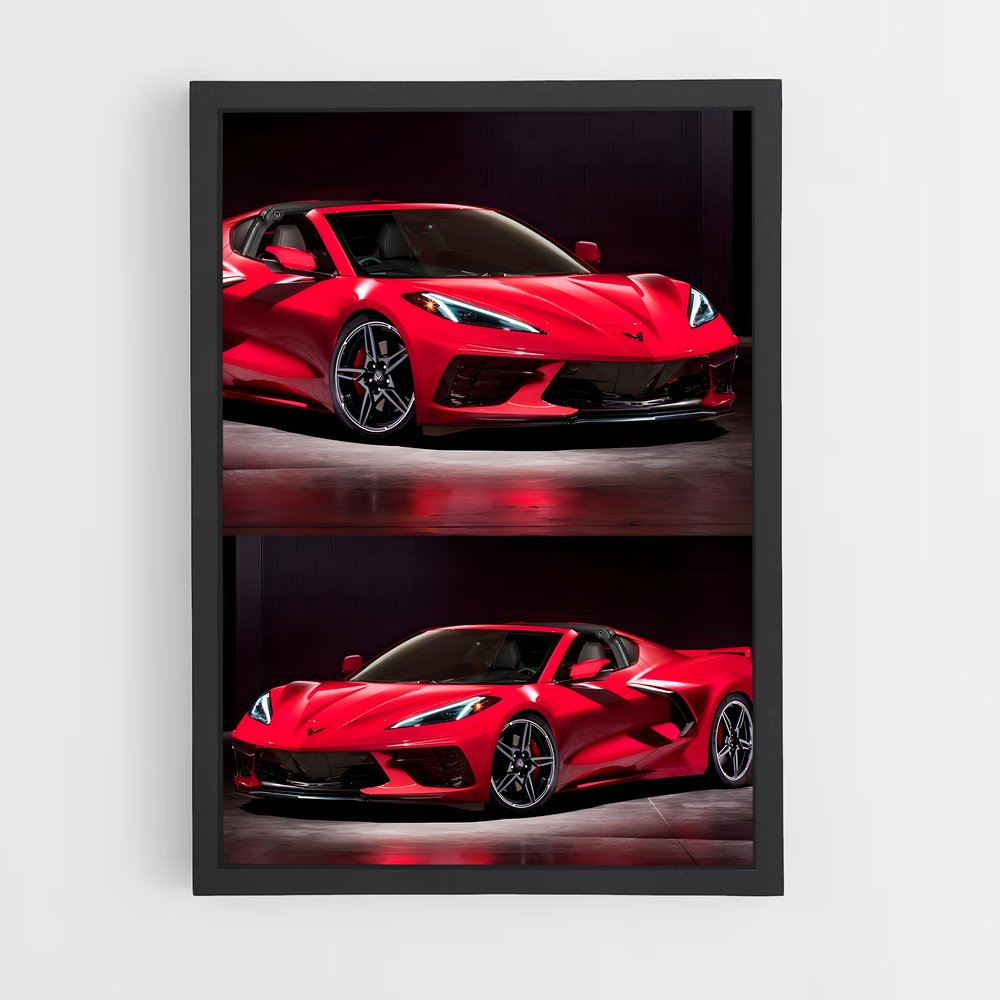 Poster Corvette Dream Machine – affiche Chevrolet (vue 2)